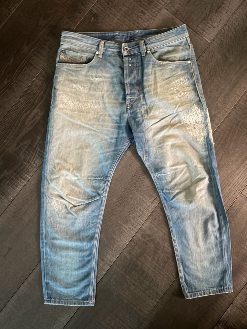 Diesel Men’s Narrot Blue Eyecons 2015/1 Edition Jeans